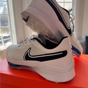 Nike Air White and Black Golf Shoes Size 15